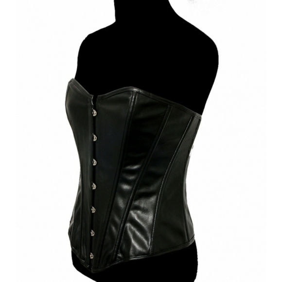 Vegan Leather Corset - Picture 3 of 3